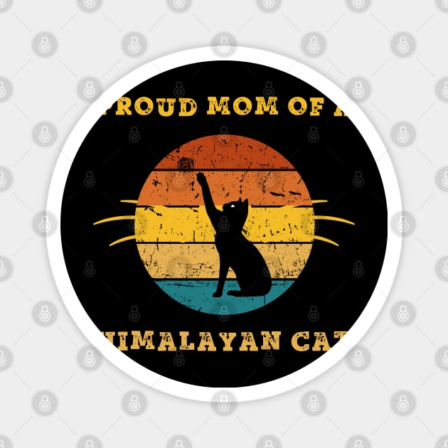 himalayan cat mom Magnet by vaporgraphic